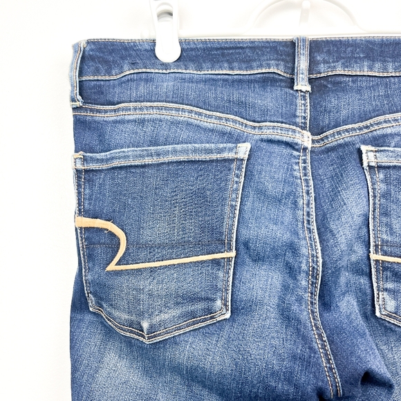 American Eagle Super Stretch Skinny Blue Jeans - Picture 10 of 13